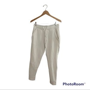 White joggers from Zara, adult medium